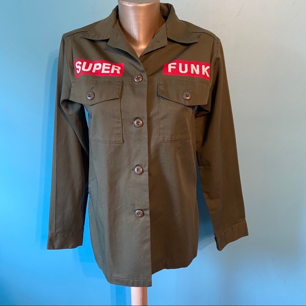 Super funk military style shirt/jacket